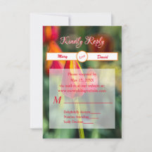 Texturerat Tulip Garden Wedding
