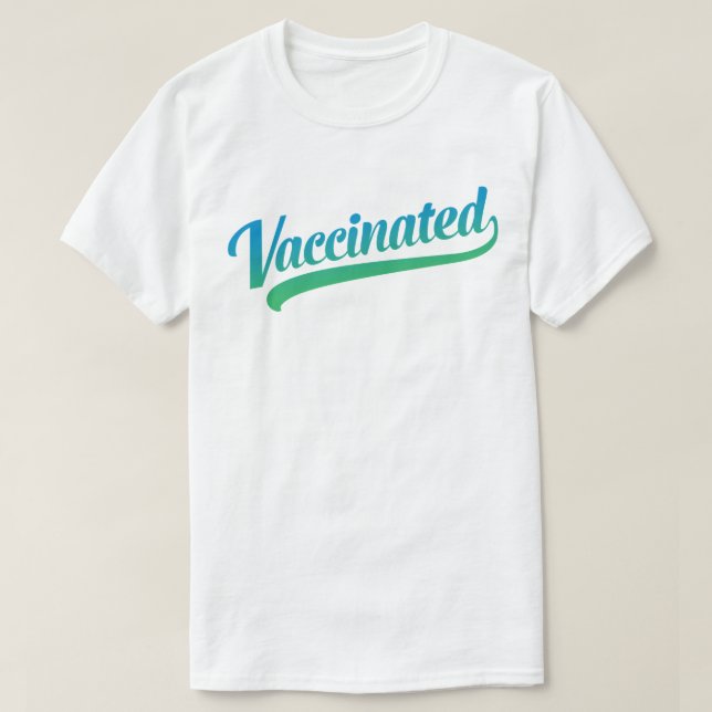 Textvaccinerad text t shirt (Design framsida)