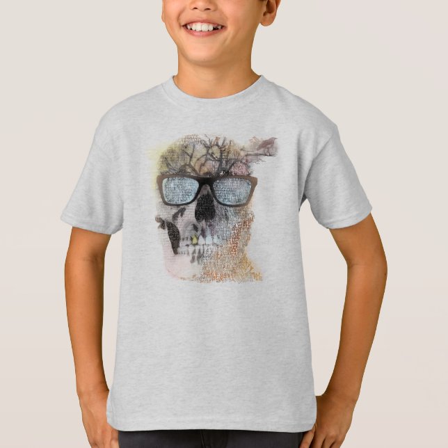 Texty skalle tee (Framsida)