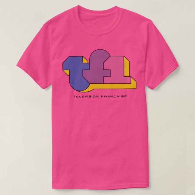 TF1 Television Francaise T Shirt (Design framsida)