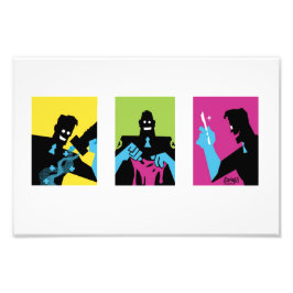 TF2 BLU-medietriptylvitt utskrift Fototryck