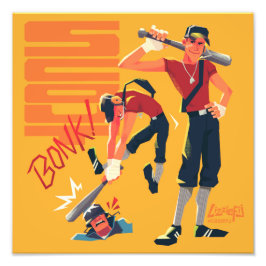 TF2-scout Bonk! Mellanteckning Fototryck