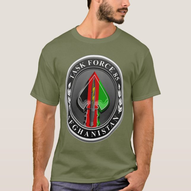 TF85 Afghanistan T Shirt (Framsida)