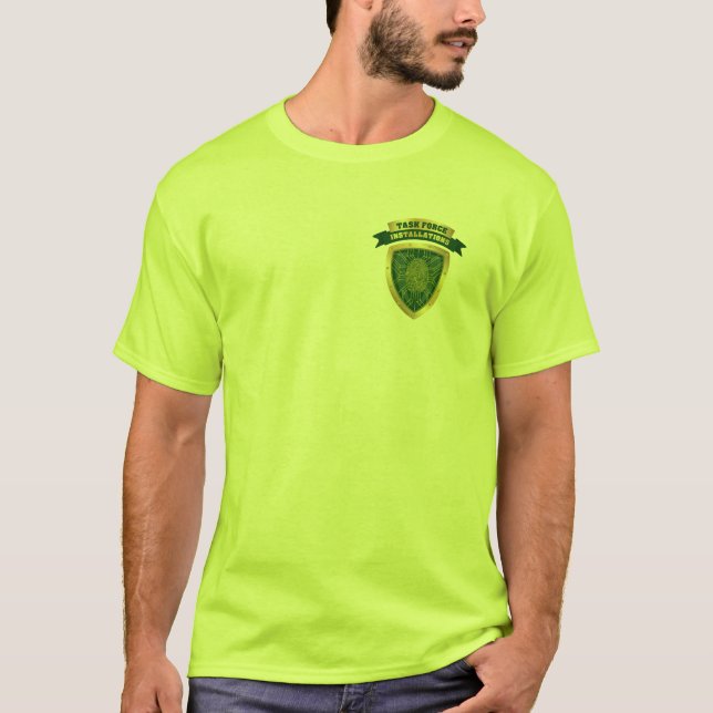 TFI High Vis-skjorta T Shirt (Framsida)