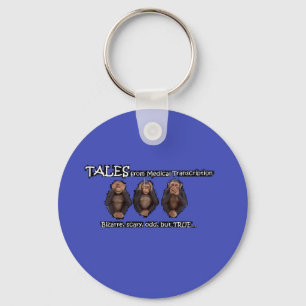 TFMT-BLÅTT Keychain! Nyckelring