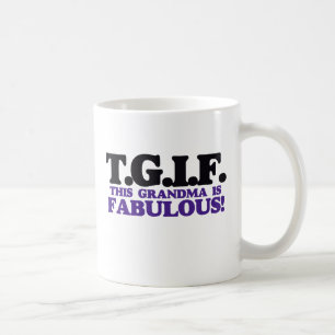 TGIF den här mormor är fantastisk Kaffemugg