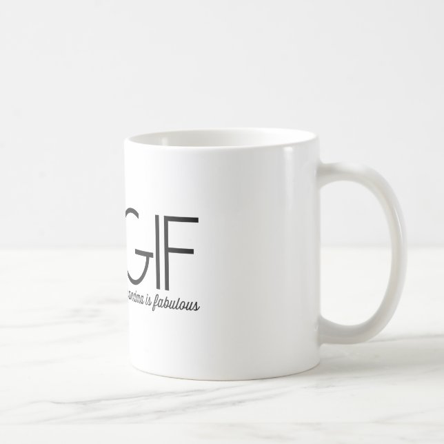 TGIF. Denna mormor är sagolik! Kaffemugg (Höger)