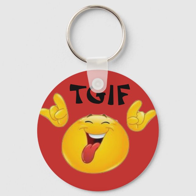 TGIF Emojis Nyckelring (Framsida)