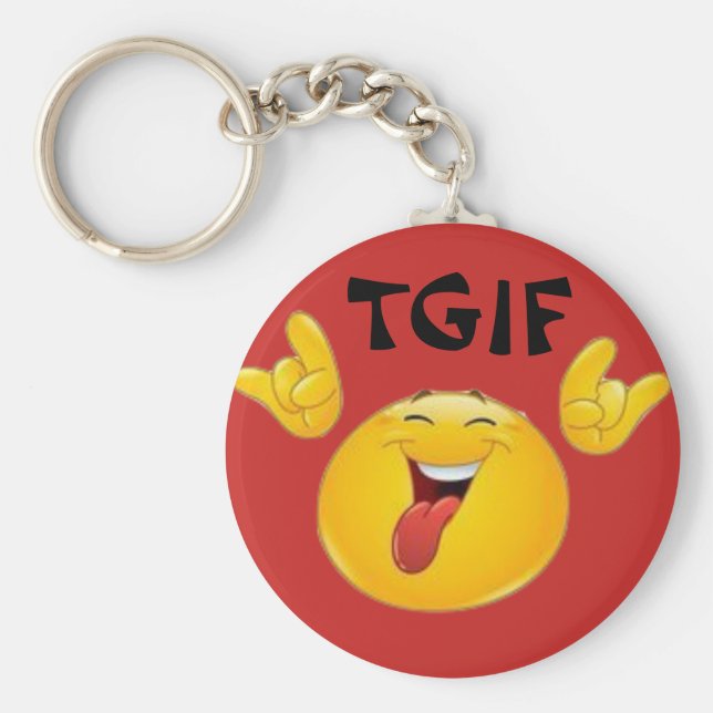 TGIF Emojis Nyckelring (Framsidan)
