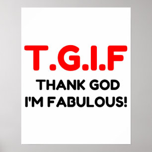 TGIF FABULERAD POSTER