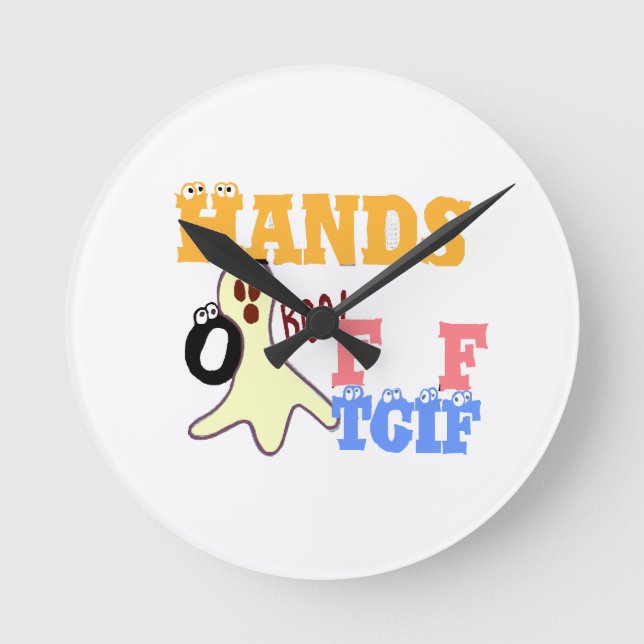 TGIF fredag FÄRG.png Rund Klocka (Framsida)