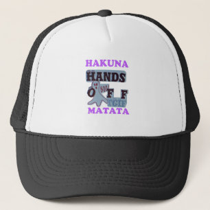 TGIF Hakuna Matata Händer av Boo Funny Ansikte Truckerkeps