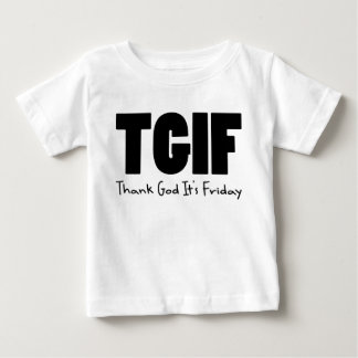 TGIF tackar guden dess fredag T Shirt