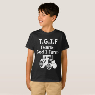 TGIF - Thank God I Farm T Shirt