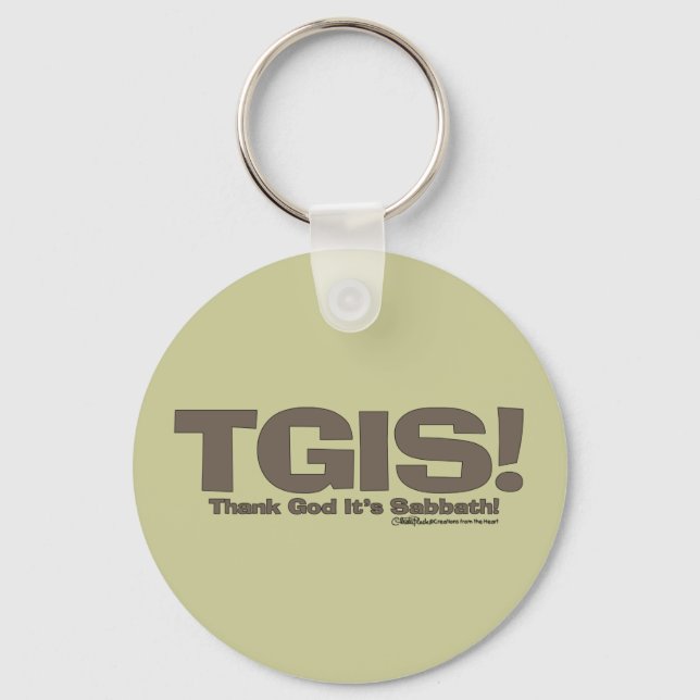 TGIS Sabbath-design Nyckelring (Framsida)