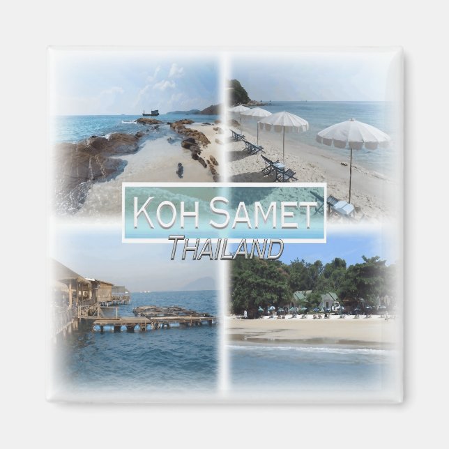 TH0036 Asia, Thailand, Koh Samet, Fridge Magnet (Framsidan)