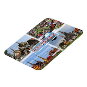 TH Bangkok - Wat Pho - Flytande marknad - Gran Pal Magnet
