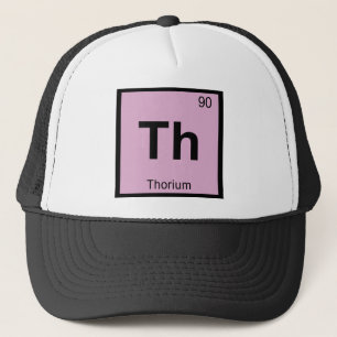 Th - Torium Kemi Periodiska Systemet Symbol Keps