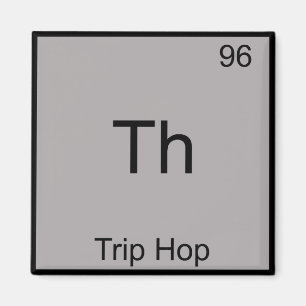 Th - Triphop Kemisymbol Rollig Grundämnes T-shirt Magnet