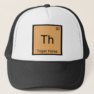 Th - Trojan Horse Chemistry Inslag Symbol T-Shirt Truckerkeps