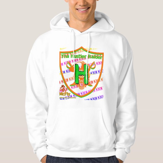 Tha Hustler Raider KGB Hoodie Clothing Design (Framsida)