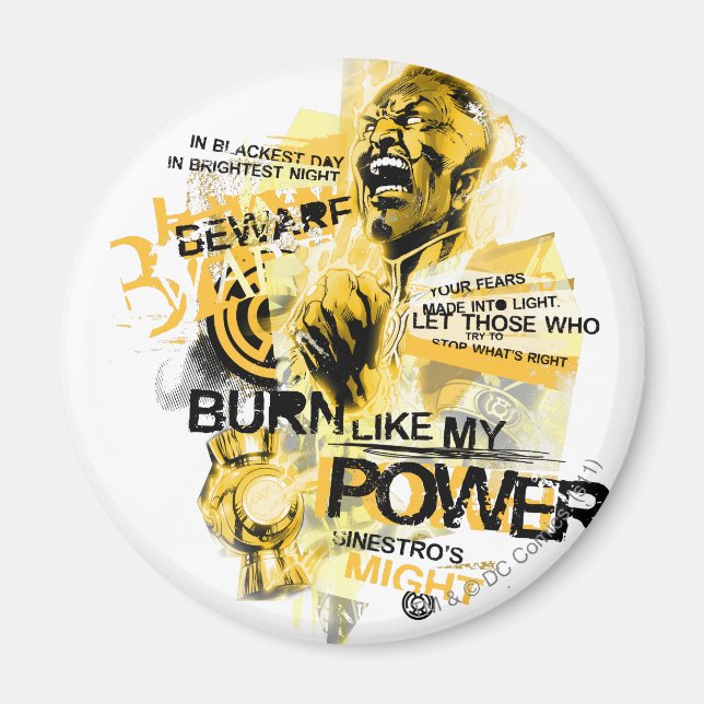 Thaal Sinestro 10 Magnet (Framsidan)