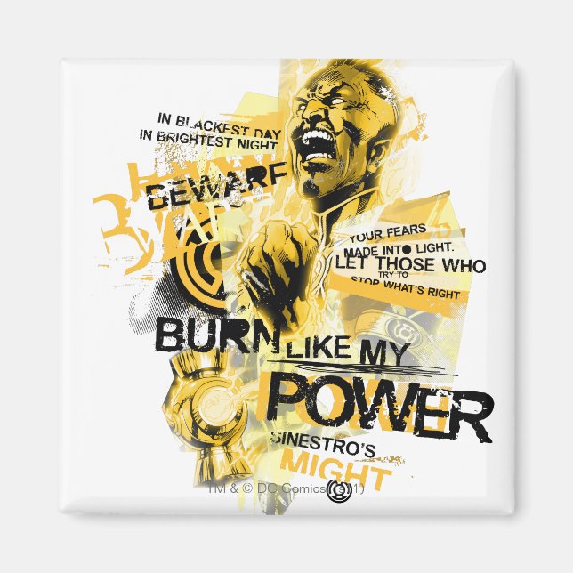 Thaal Sinestro 10 Magnet (Framsidan)