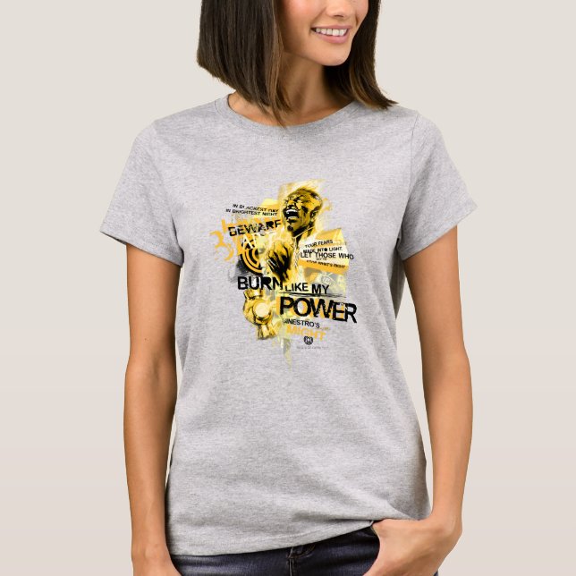 Thaal Sinestro 10 Tee Shirt (Framsida)
