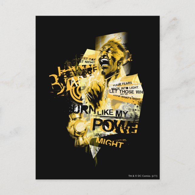 Thaal Sinestro 10 Vykort (Framsida)