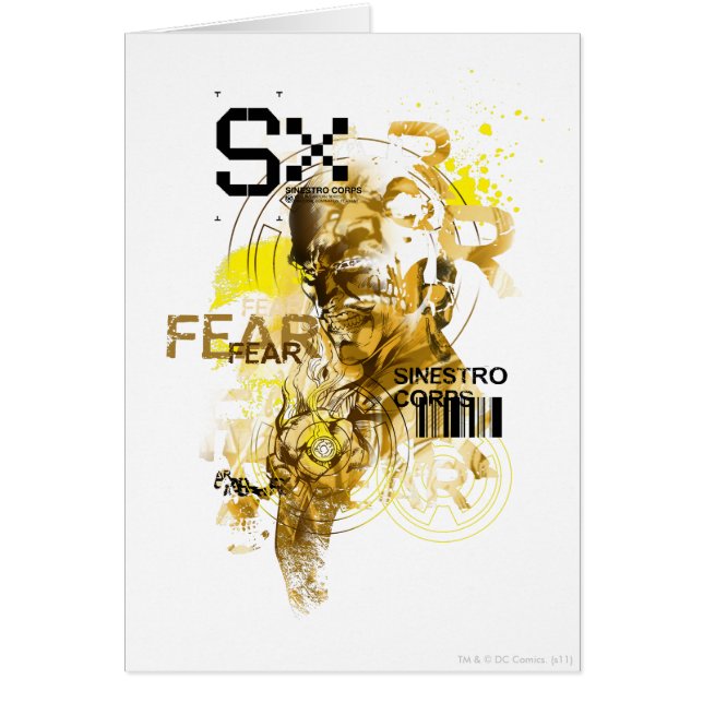 Thaal Sinestro 11 Hälsningskort (Framsidan)