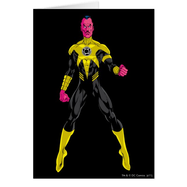 Thaal Sinestro 4 Hälsningskort (Framsidan)