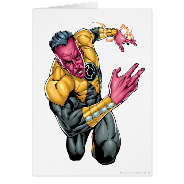 Thaal Sinestro 8 Hälsningskort (Framsidan)