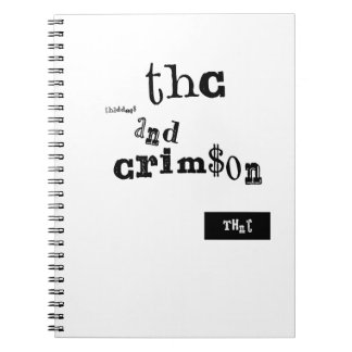 thaddeus & crimson anteckningsbok