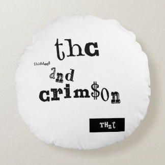 thaddeus & crimson rund kudde