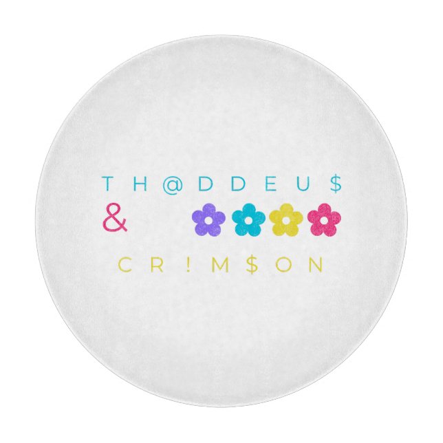 thaddeus & crimson $THCBand Designer Merch (Framsidan)