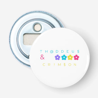 thaddeus & crimson $THCBand Designer Merch Flasköppnare