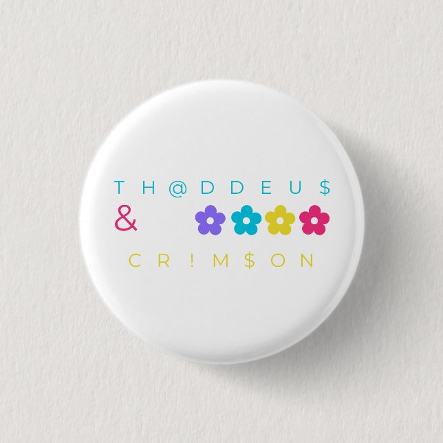 thaddeus & crimson $THCBand Designer varor Knapp (Framsida)