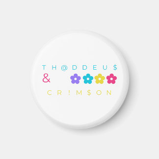thaddeus & crimson $THCBand Designer varor Magnet