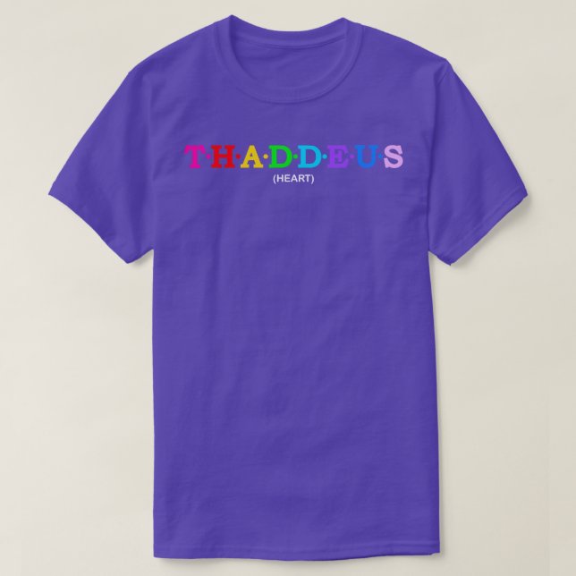 Thaddeus Heart 1 T Shirt (Design framsida)