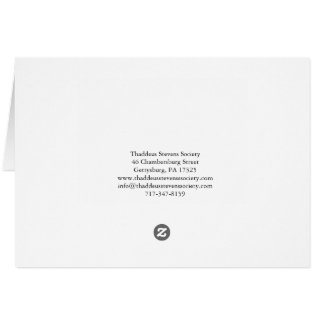 Thaddeus Stevens Card Hälsningskort