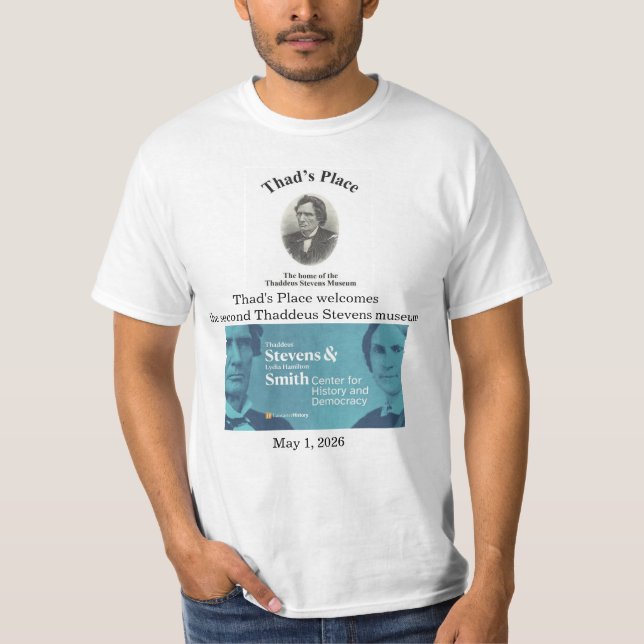 Thaddeus Stevens Museum T-shirt (Framsida)