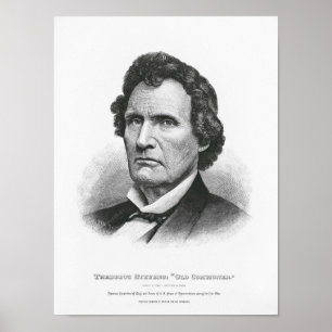 Thaddeus Stevens Porträtt Poster