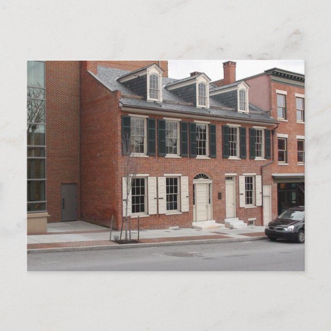 Thaddeus Stevens's Lancaster Home Vykort (Framsida)