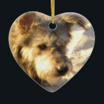 Thai Beach Hund Julgransprydnad Keramik<br><div class="desc">Thai Beach-Hund lättar på en strand i Thailand. Go Isaan Photography specialiserar sig på idiosynkratisk bildupptagning från Thailand,  Kambodja och Laos. Här hittar du unika hälsningskort,  vykort,  Poster,  Mousepads med mera.</div>