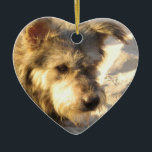 Thai Beach Hund Julgransprydnad Keramik<br><div class="desc">Thai Beach-Hund lättar på en strand i Thailand. Go Isaan Photography specialiserar sig på idiosynkratisk bildupptagning från Thailand,  Kambodja och Laos. Här hittar du unika hälsningskort,  vykort,  Poster,  Mousepads med mera.</div>