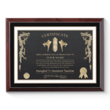 Thai Boxing Certificate