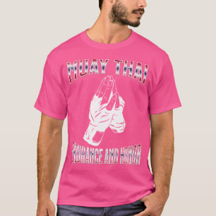 Thai Boxing Muay Thai Endurance och Honor Muay Tha T Shirt