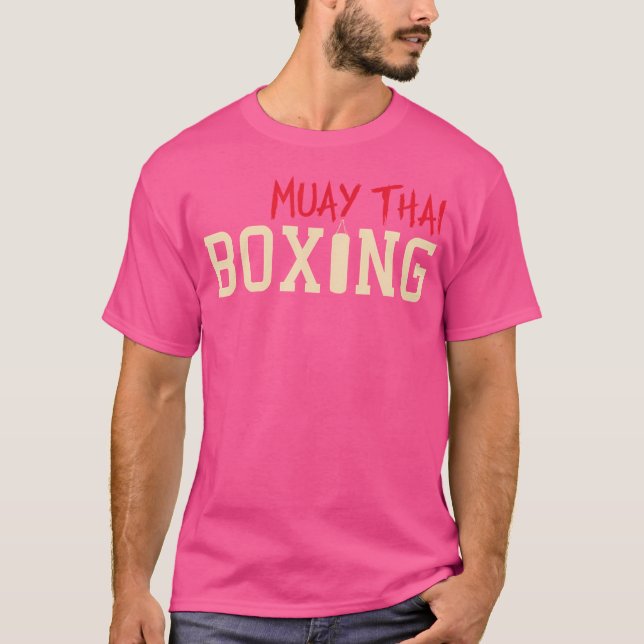 Thai Boxing Muay Thai T Shirt (Framsida)