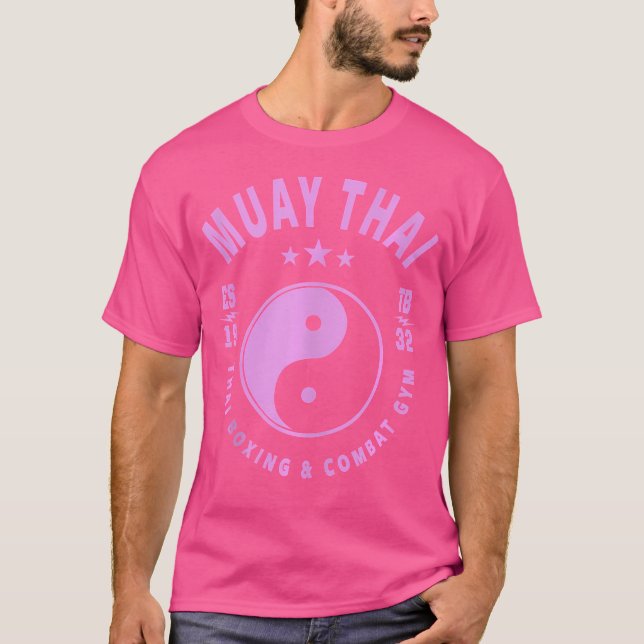 Thai Boxing Muay Thai T Shirt (Framsida)