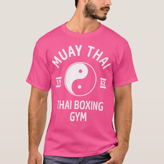 Thai Boxing Muay Thai T Shirt (Framsida)